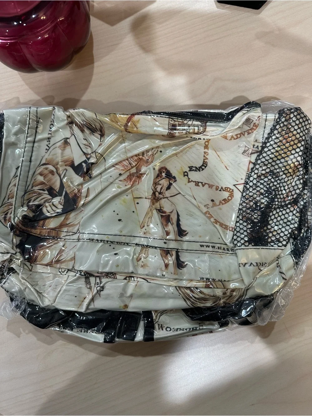 Harry Potter Map Themed Backpack with Hermione and Ron (Factory Vacuum Sealed)